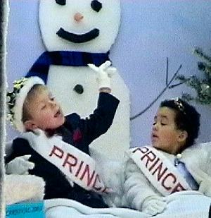 There's the snowman